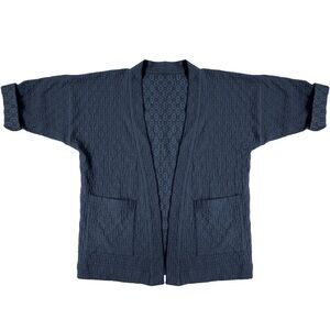Curator SF Jules Cardigan Like New in Navy Blue